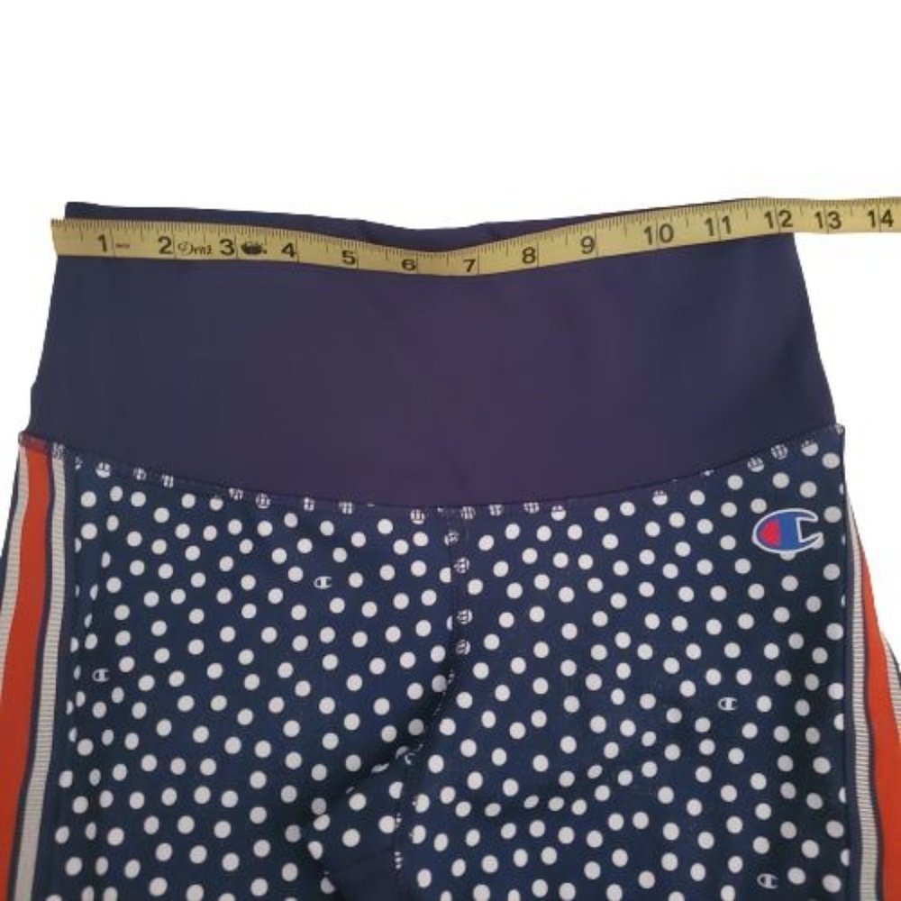 Champion Women's Sport High-Rise Tight C Dot Print Scatter/Athletic Navy Small - Picture 12 of 15
